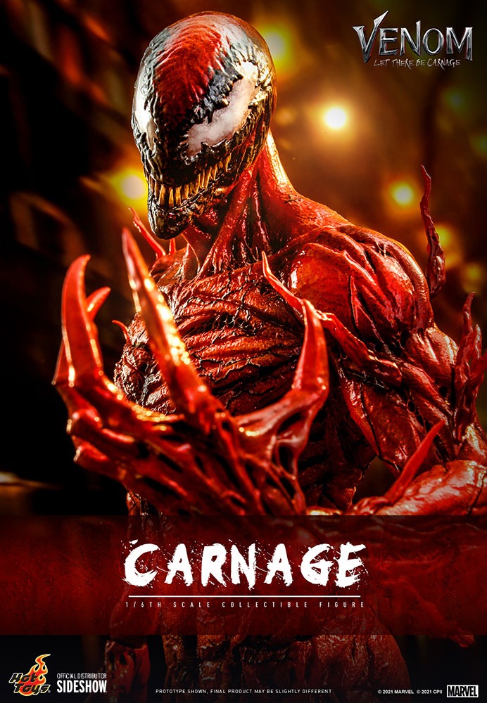 Pre-Order Hot Toys Marvel Carnage Sixth Scale Figure